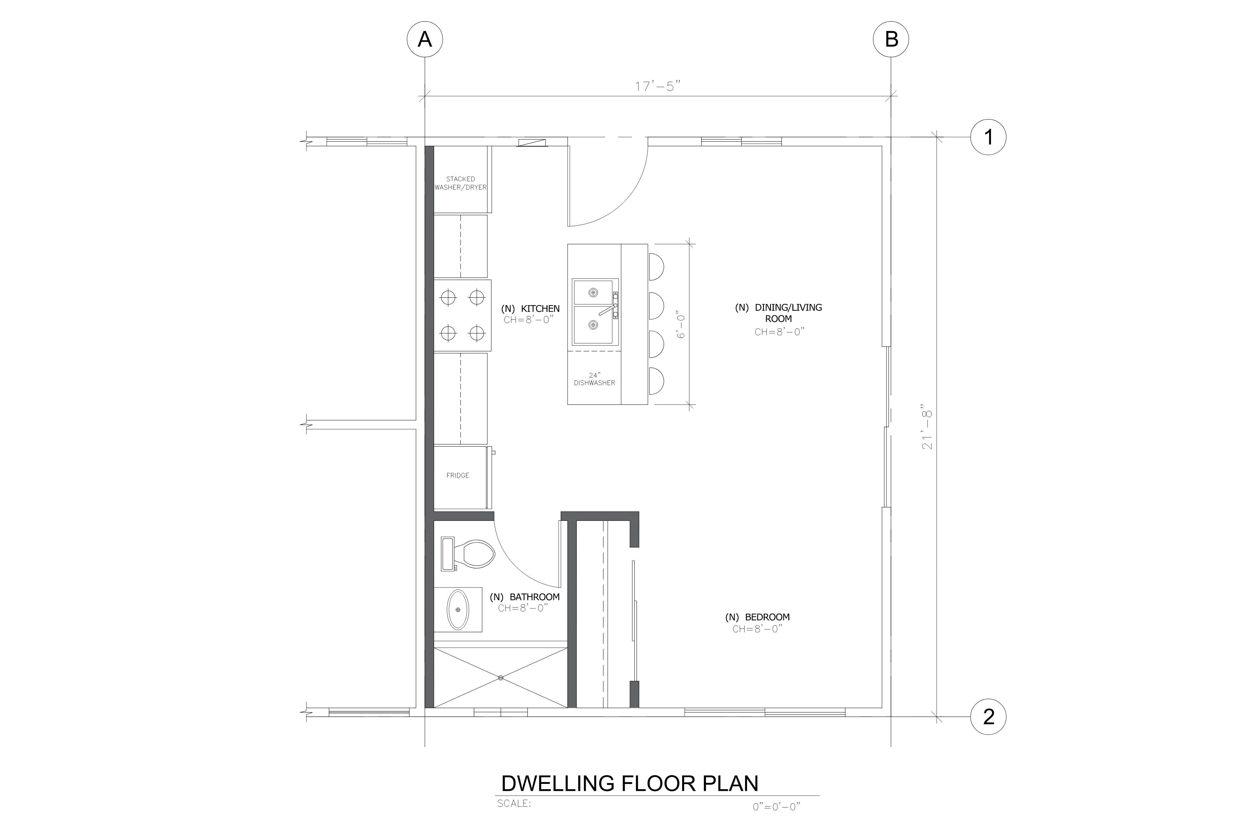 ADU floor plan drawing 3